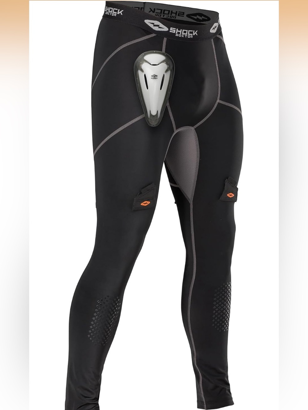 Shock Doctor Compression Hockey Pant w/Protective Cup, Adult XS. 2695/bb16-1